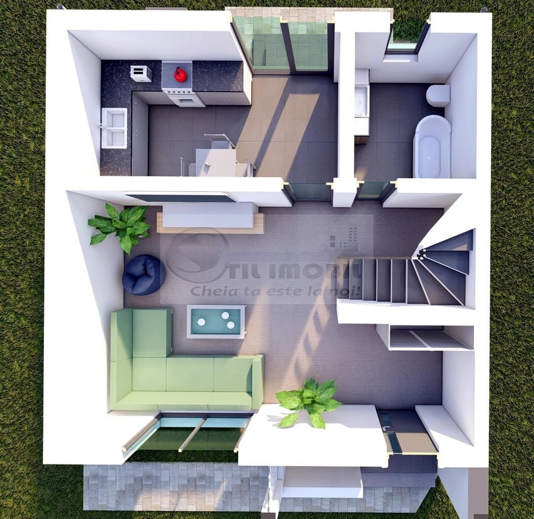 Vila Duplex - Popas Pacurari - Intabulat - Mutare imediata! - Poză 15