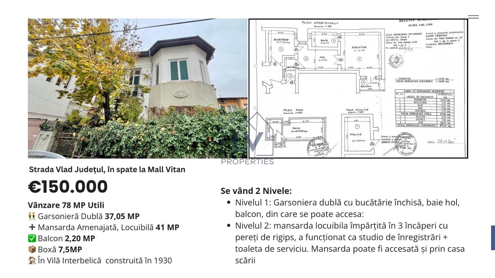 APARTAMENT 78 MP | VILA INTERBELICA | MALL VITAN - Poză 16