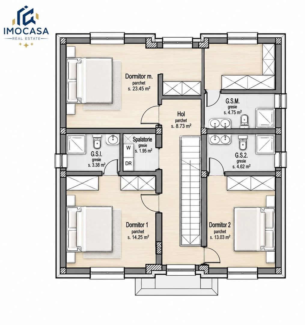 Vila Premium P+E, 4 dormitoare 4 Baii, Ghiroda Timisoara - Poză 33