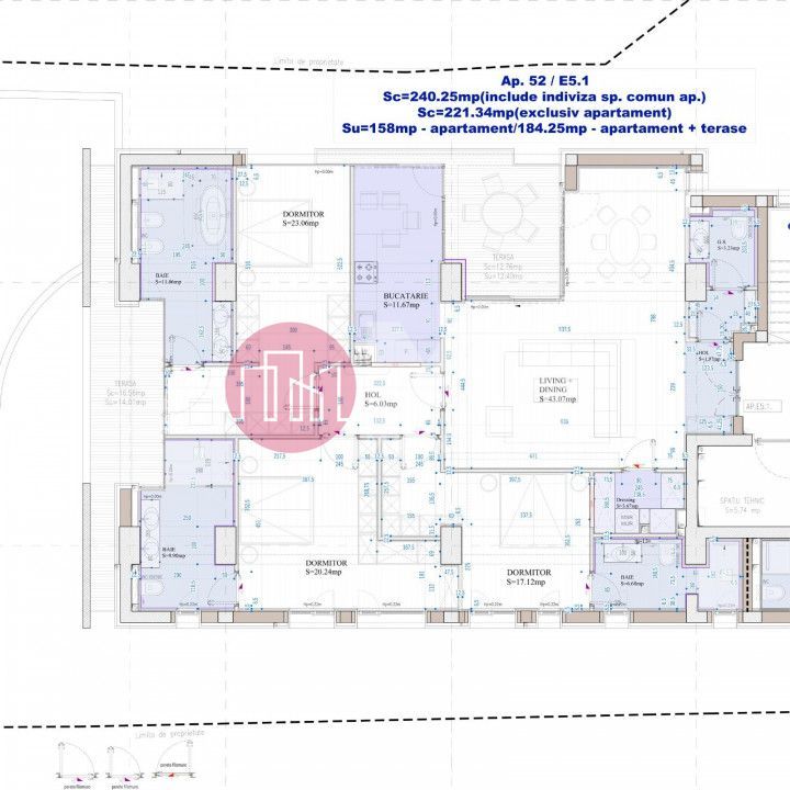 apartament 4 camere de vanzare- pozitie unica- parc Herastrau- Acr de Triunf - Poză 14