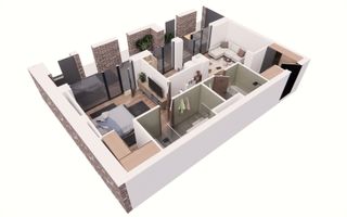Apartament nou, modern cu 2 camere - Ultracentral -  Cuza Voda - Poză 5