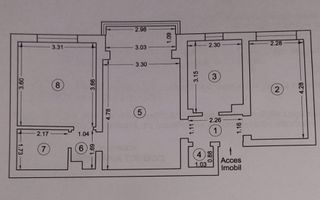 Tomis I - apartament 3 camere zona excelenta potrivit pentru familia ta! - Poză 3