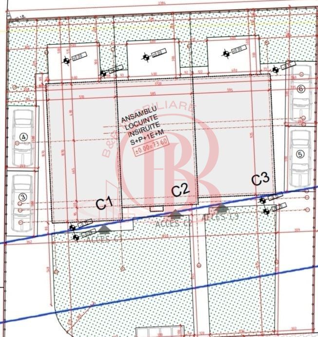 Vilă Triplex 4 Cam Arhitectură Modernă- Grădină Individuală -Panouri solare - Schiță 12