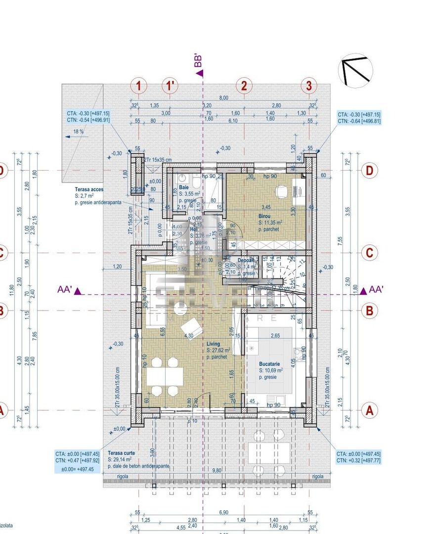 Casa unifamiliala/Teren 505 mp/CF. - Poză 5