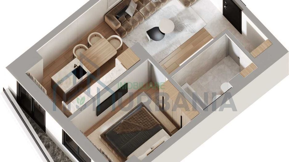 Apartament 2 camere Concept Life – Dacia, lângă Lidl – 61.500 € - Poză 2
