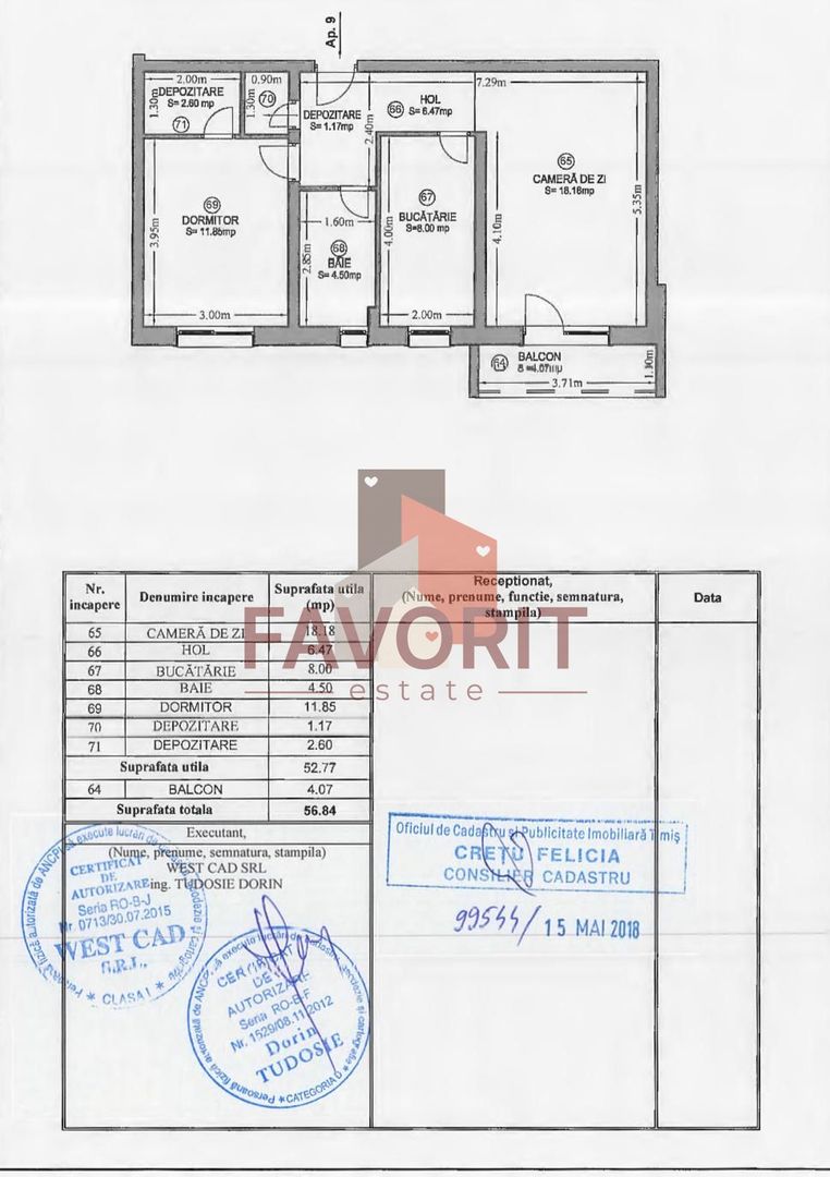 Apartament 2 camere decomandat | 53mp | Giroc - Cartierul Planetelor - Poză 6