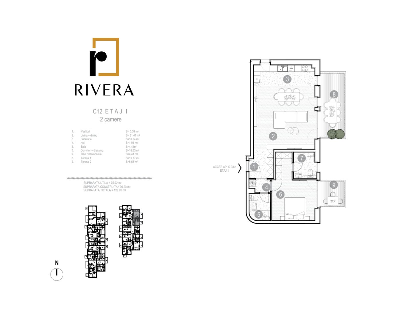 APARTAMENT 2 CAMERE | BANEASA | COMPLEX PREMIUM | LANGA LAC - Poză 8