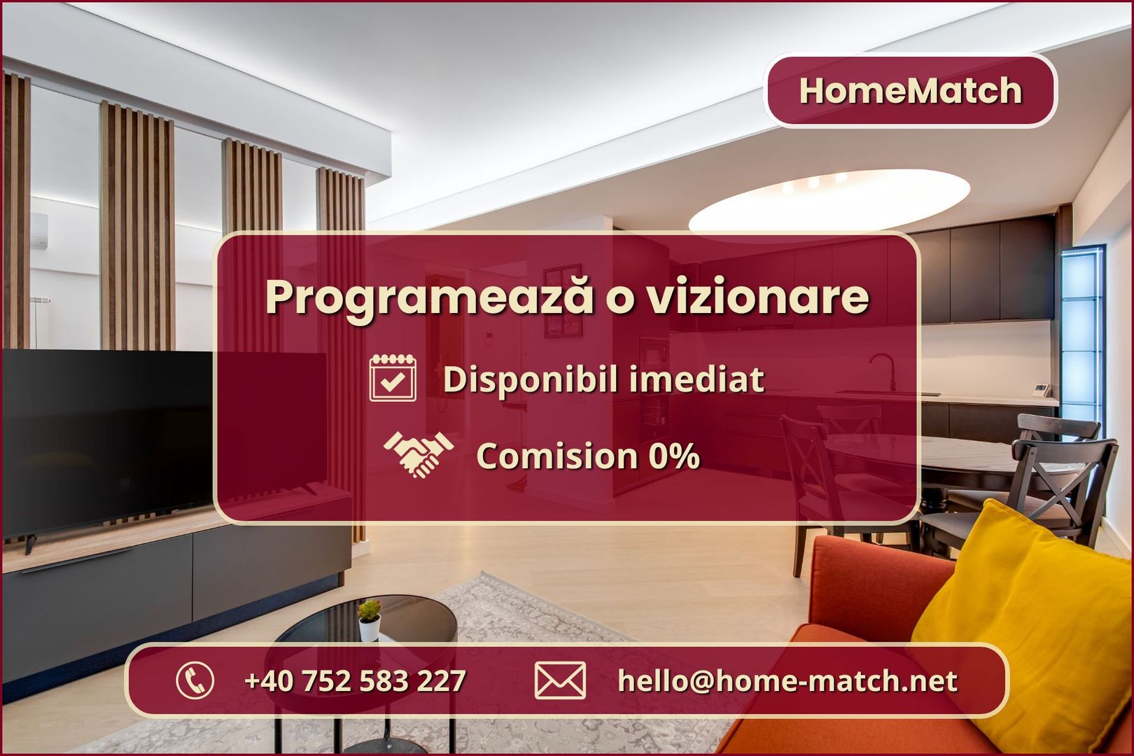 Cortina North || 3 camere || Nou || Finisaje de lux || Comision 0% - Poză 17