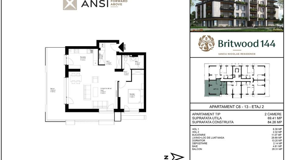 Blocul 6 din ansamblul rezidențial Britwood 144 – Erou Iancu Nicolae - Poză 18