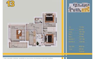 3 camere Pallady | Comision 0% | Metrou Nicolae Teclu - Poză 1