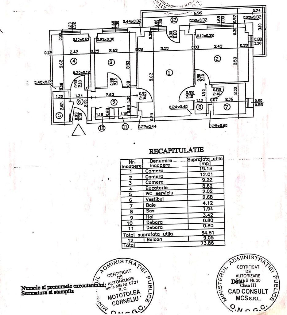 Vanzare apartament 3 camere, 2 bai, bloc 1985, langa metrou Titan, IOR - Poză 15