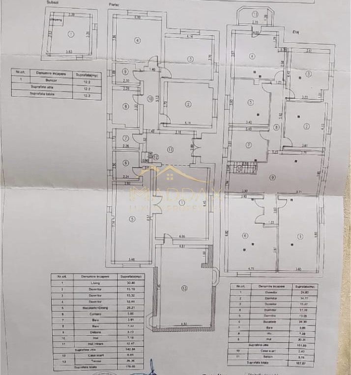 Vila 9 camere***gradina cu pomi fructiferi//1085 mp teren***Dragomiresti-Deal - Schiță 24