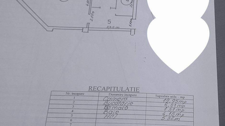 De vanzare apartament cu o cameră  str. Brăilei, et. 7, 58.000 euro - Poză 4