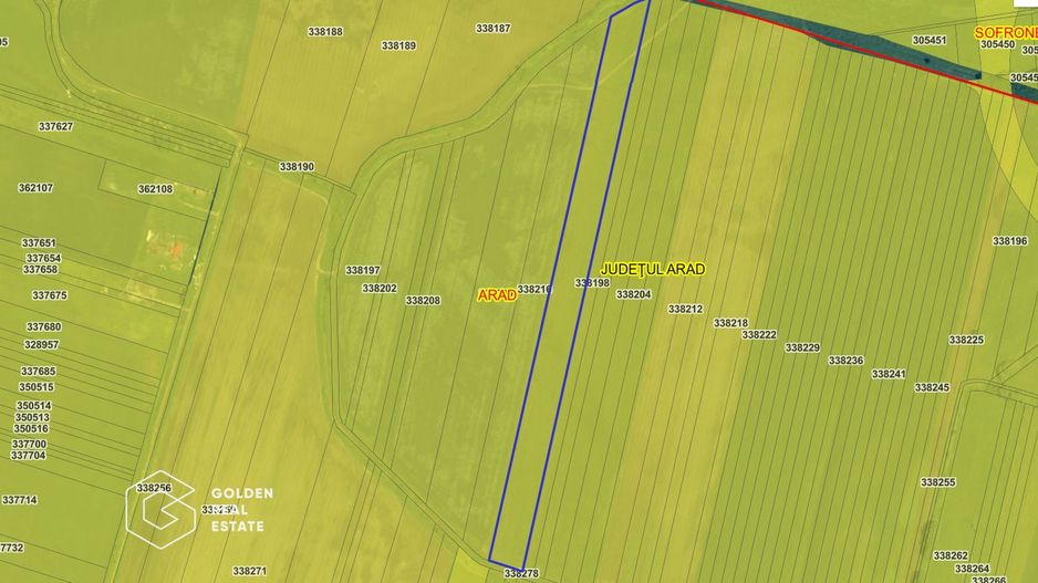 Teren agricol, 2.89 hectare, Exterior Nord (inspre Sofronea) - Poză 1