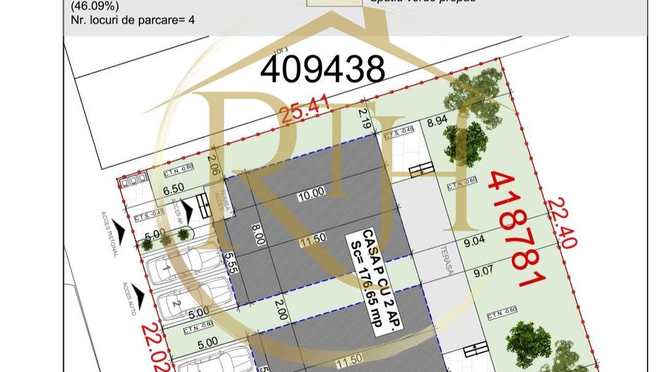 Oferim spre vanzare, Case tip duplex despartite prin spatiu verde, Giroc - Poză 16