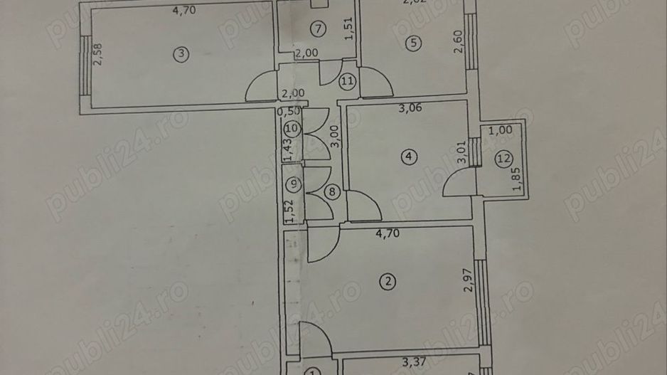 Apartament 4 camere, str Tunsu Petre - Poză 1