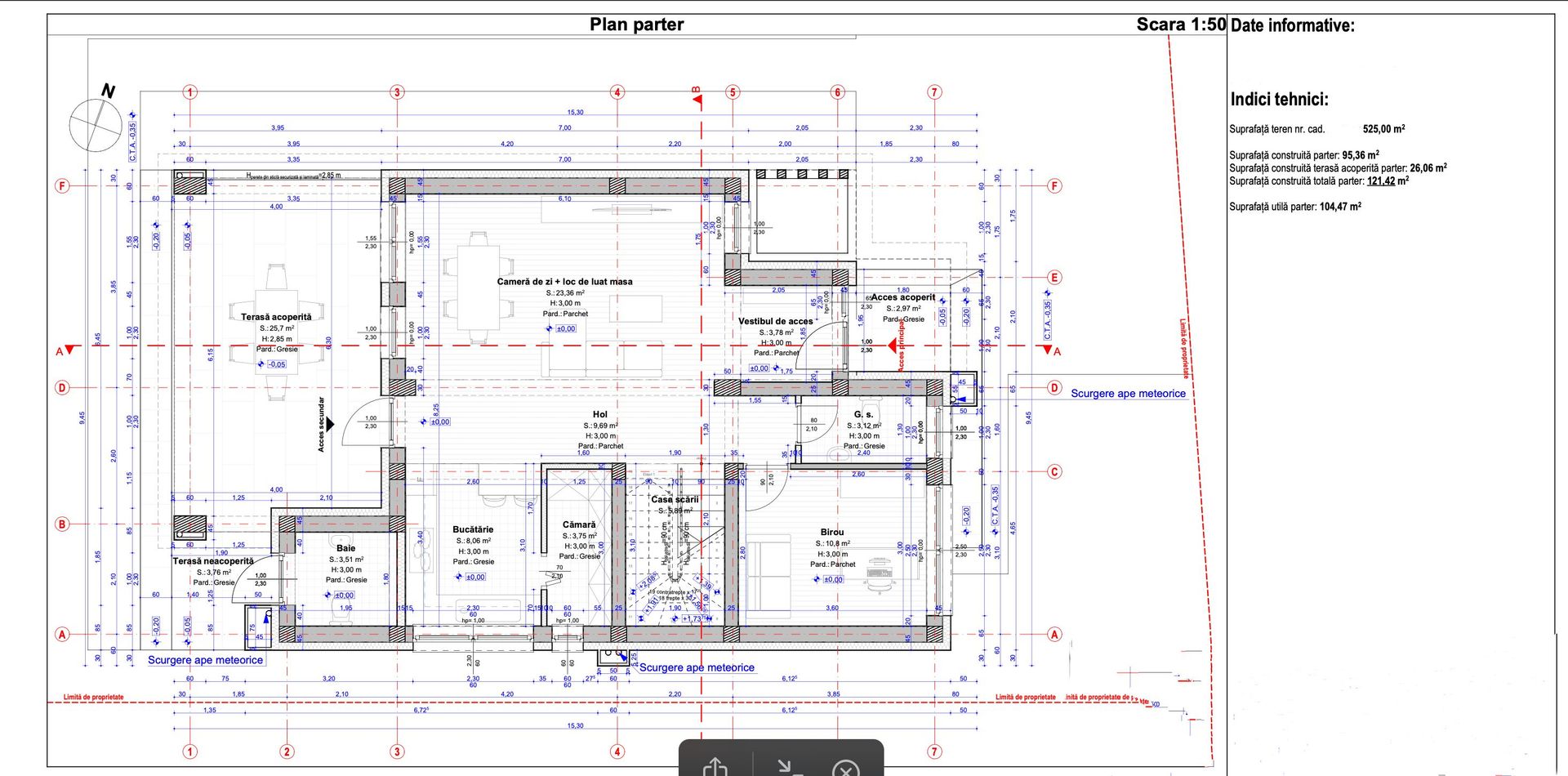 Casa premium in stil Mediteranean, zona Dealuri | Spitalul Judetetan - Schiță 7