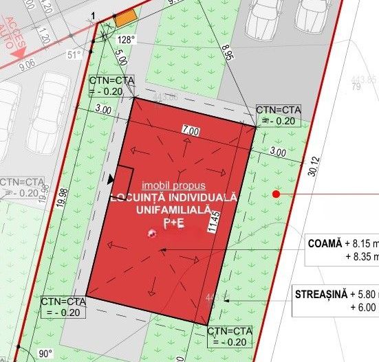 Casă individuală 326 mp teren - La cheie - Cristian, Sibiu - Schiță 9