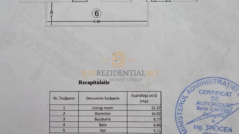 2 camere modern,  2023, decomandat, 65 mp, parcare, langa metrou, STB - Schiță 9