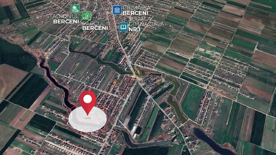 Teren de vanzare, 561 mp, strada Cetatea Alba, Mamina, Comuna Berceni - Poză 2