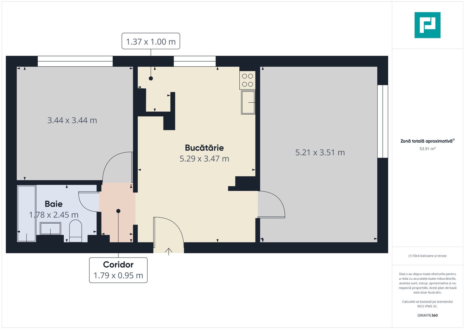 Apartament pe Malul Mureșului în Micălaca - Poză 10