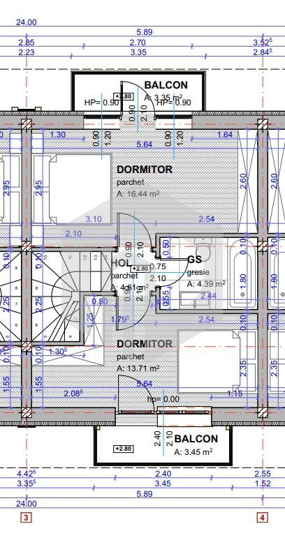 Casa insiruita - 3 Camere - 76mpu - Curte 36 mp - Arhitectilor - Poză 13