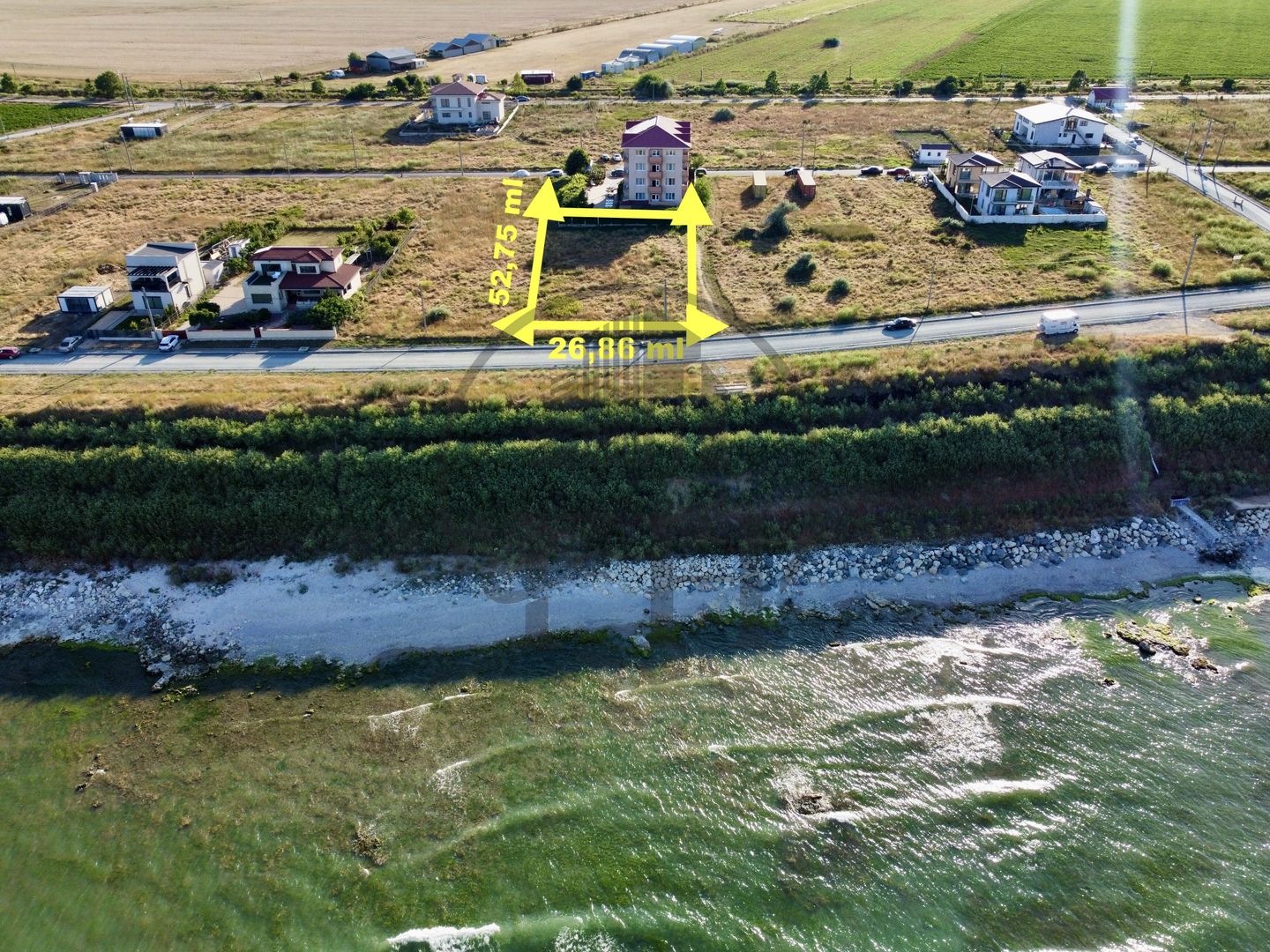 Teren intravilan de vanzare Costinesti, prima linie la mare - Poză 3