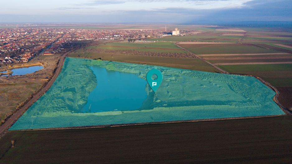 Balastieră în județul Arad cu teren de 12.5 ha - Poză 1