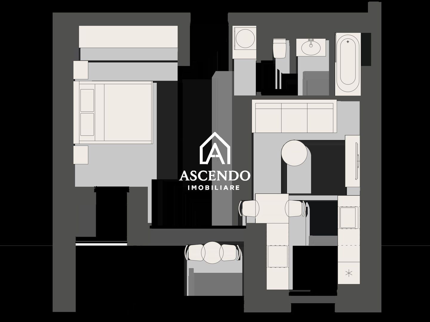 AFI Home North - Apartament 1 camere, cu balcon, etaj 8, pet friendly - Poză 10