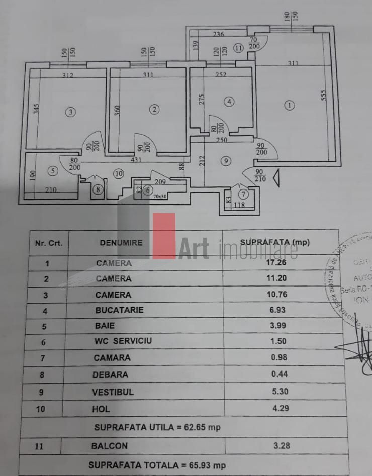 APARTAMENT 2 CAMERE  SEBASTIAN - Poză 10