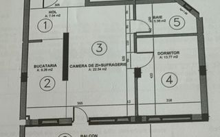 Apartament Modern 2 Camere + Nisa Dormit | Locatie Exclusiva, Borhanci - Schiță 9