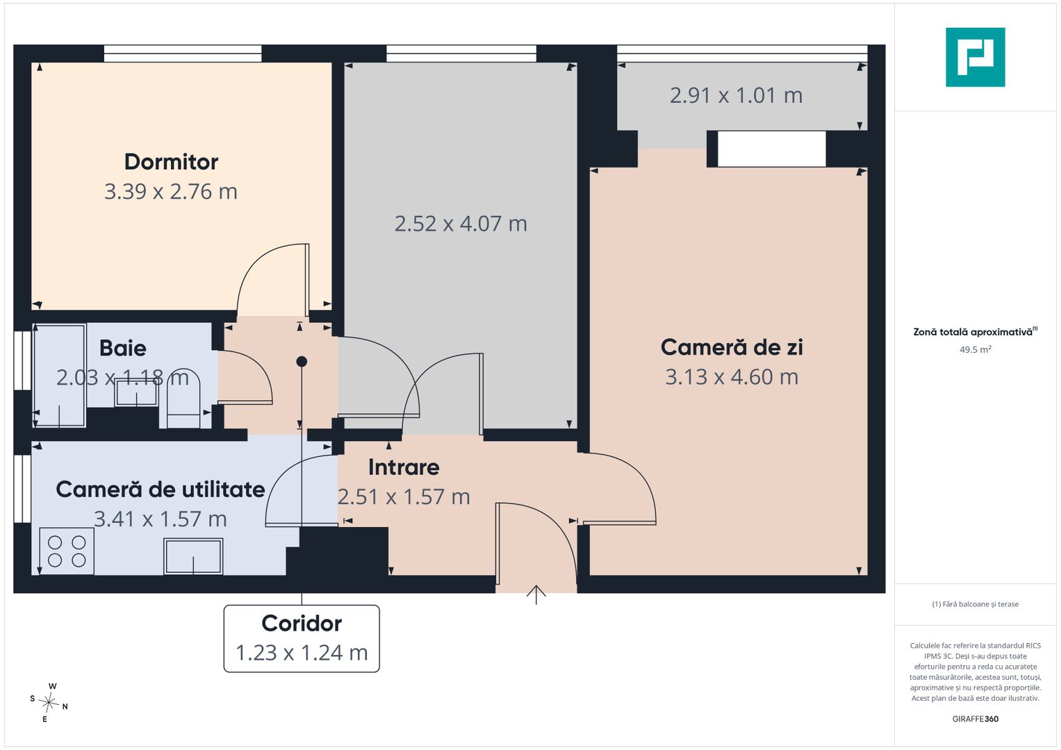 APARTAMENT 3 CAMERE, DECOMANDAT, ZONA VLAICU - Poză 4