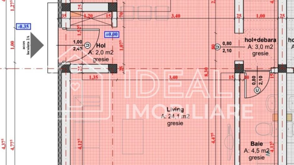 Casa tip quadruplex cu 4 camere in Calea Cisnadiei, zona Casa de Apa - Schiță 8