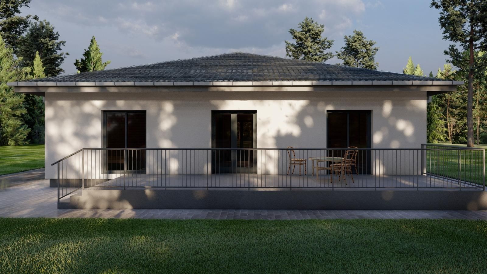 Casă nouă NZEB în Arad – Poltura | 150 mp construiți | Teren 539 mp | Proiect Ak - Poză 5