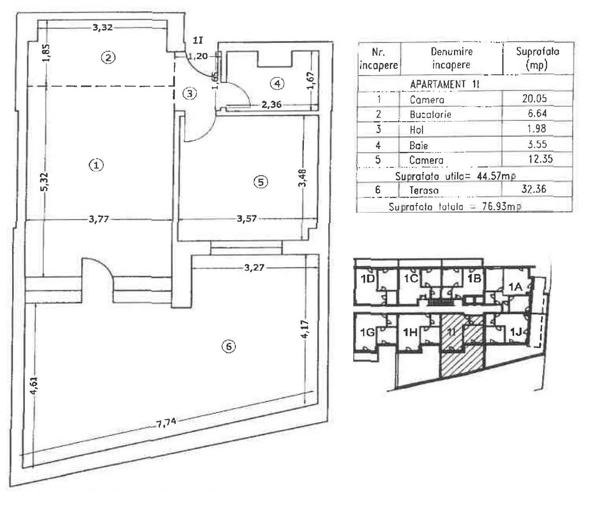 2 camere cu terasa de 32 mp si parcare - Ultracentral - Unirii | Cal Calarasi - Poză 8