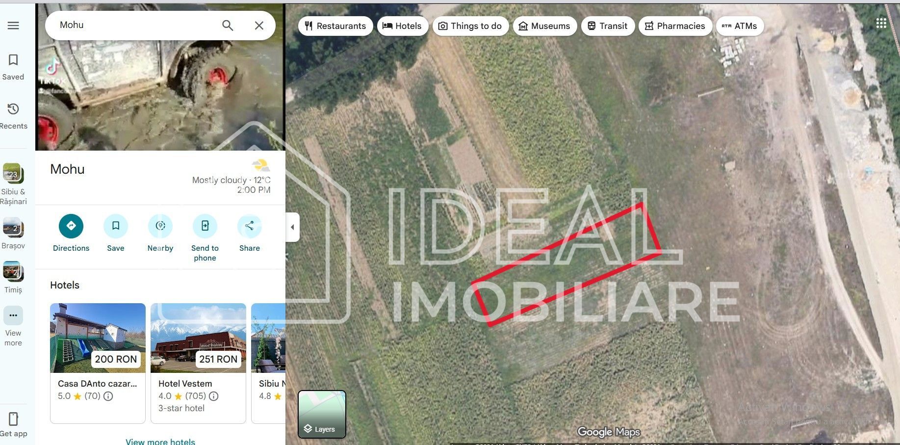 Teren extravilan de vânzare  1.100mp– Mohu, Șelimbăr - Poză 1