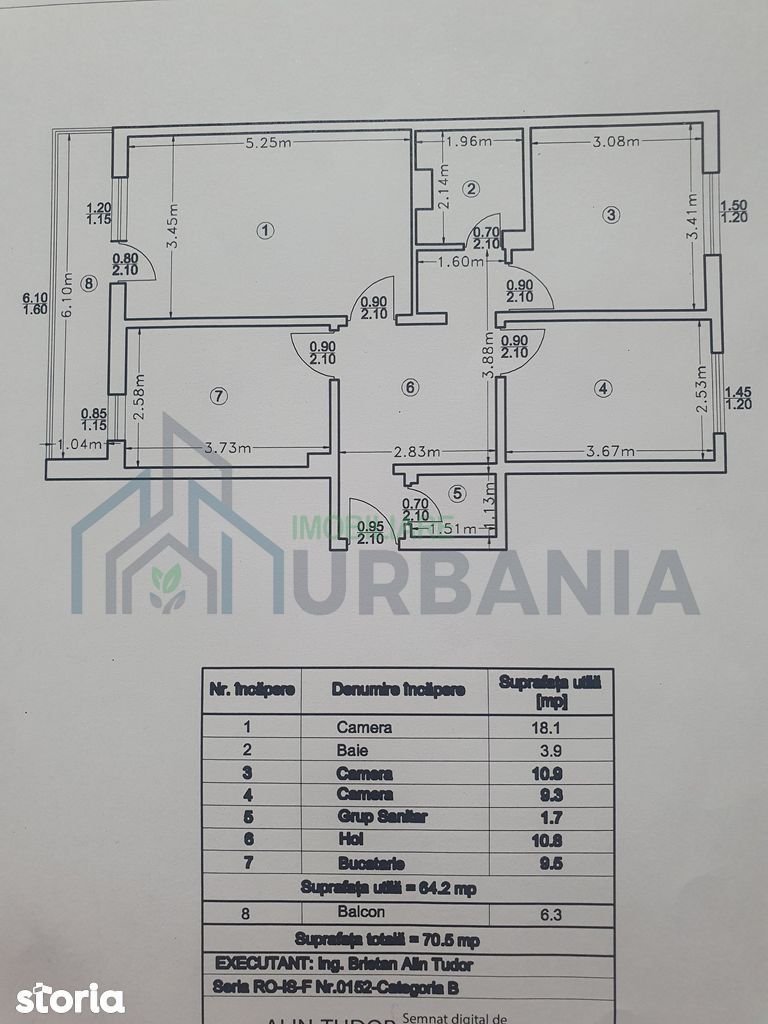 Apartament 3 camere cu balcon, Mircea cel Bătrân, Iași - Poză 1