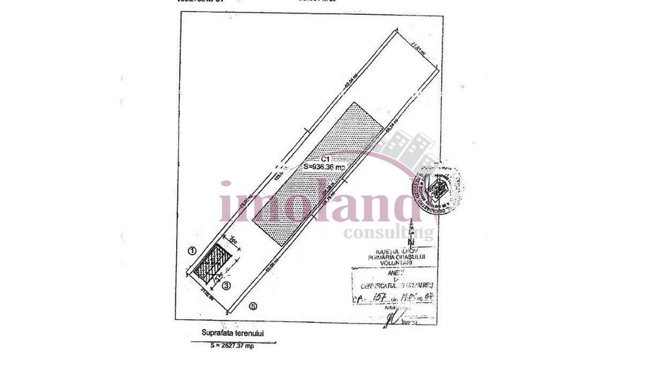 Vanzare - teren constructii - 2627 mp - Pipera-OMV - Schiță 2