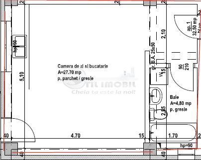 Garsonieră Rediu, 63.800 € +TVA 21%, loc parcare, Bloc nou - Poză 3