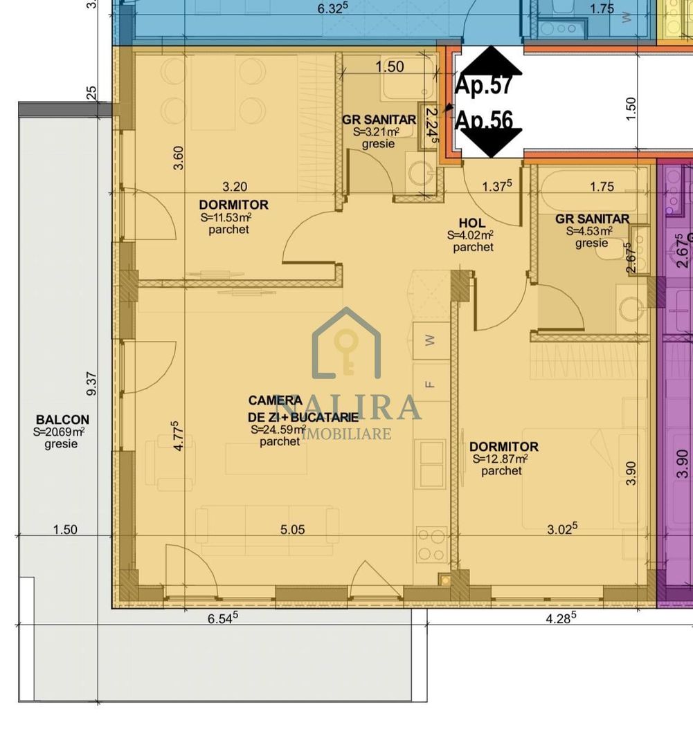 Apartament 3 camere de vanzare - bloc nou - Margeanului - Poză 6