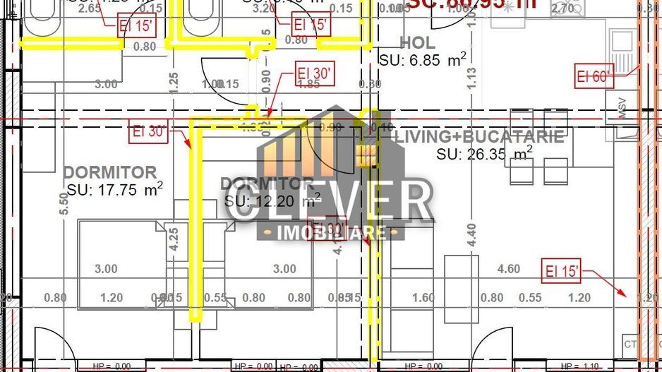 Apartament 3 Camere Finalizat Pallady - metrou Teclu - Poză 2