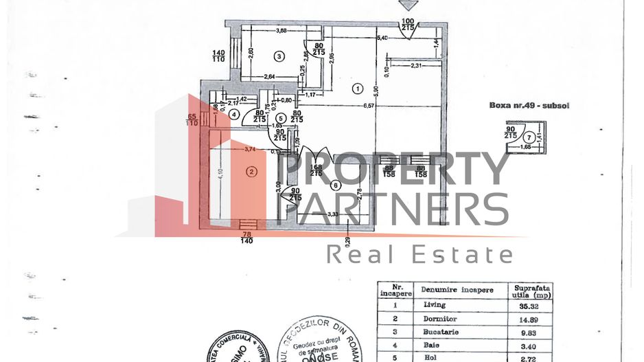 Apartament West Parc cu loc de parcare si boxa depozitare - Schiță 6