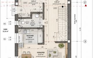 Casa Individuala Moderna 600 mp de teren, Cartierul Tineretului - Schiță 3
