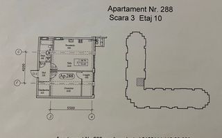 Vânzare apartament, 1 cameră, str. Grădina Botanica, Botanica - Schiță 5