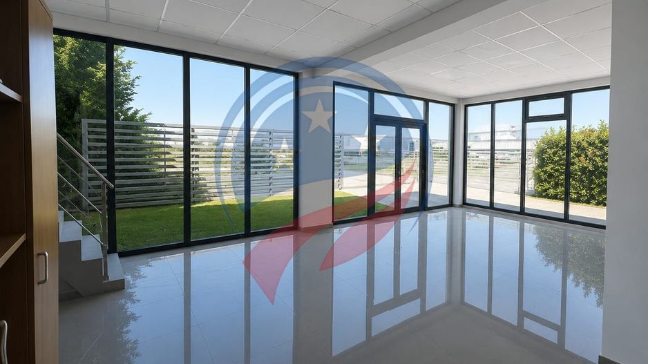 Hala  Parter + Etaj  590 mp  , 6 birouri, de inchiriat zona Centura de Nord - Poză 1