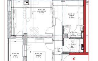Apartament 3 camere, etaj intermediar, ansamblu nou Calea Surii Mici - Poză 13