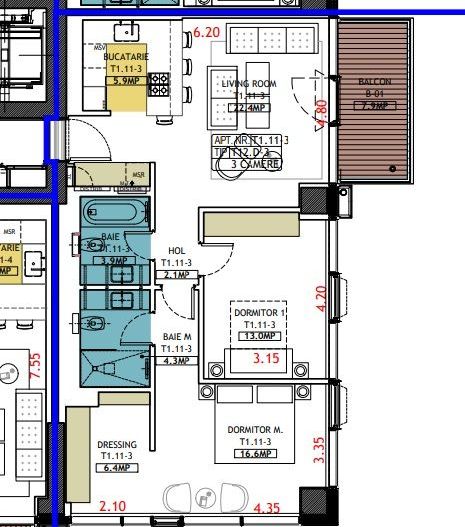 Apartament minunat 3 camere I One Mircea Eliade I View superb - Poză 4