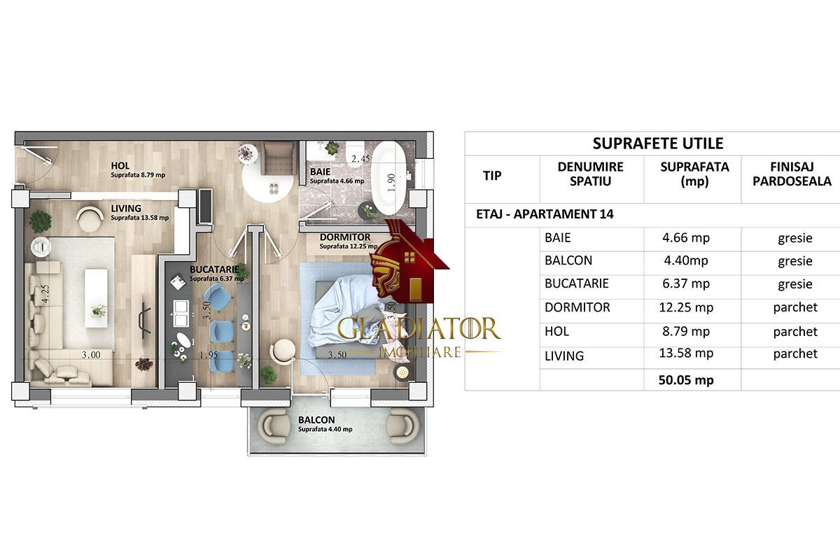 Apartament 2 camere, decomandat, bloc nou, Capat CUG - Lunca Cetatuii - Poză 2