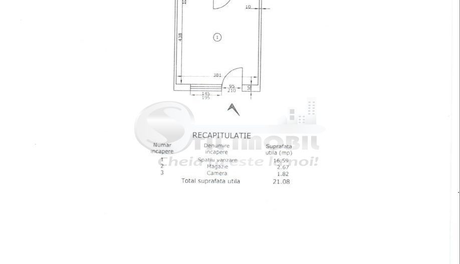 Spatiu comercial, 21 mp, Piata Cug, liber, pretabil orice afacere - Poză 8