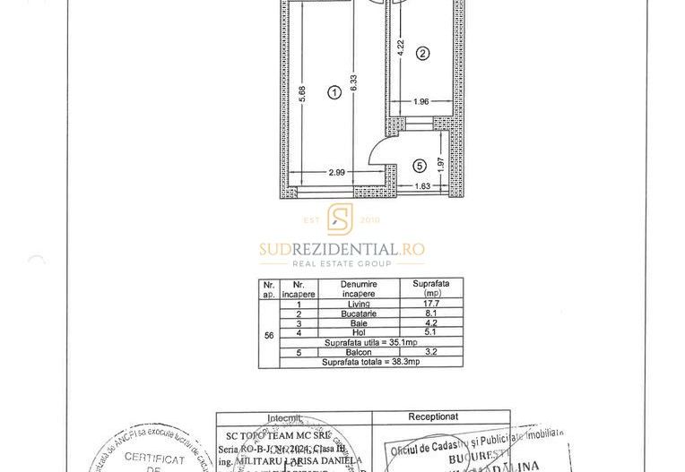 Garsoniera noua, mobilata si utilata, parcare inclusa – Oltenitei - Poză 12